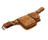 Floretta Suede Leather Waist Bag waist pack - Vicenzo Leather - Designer