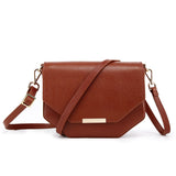 Faye Leather Handbag/ Crossbody bag: BROWN