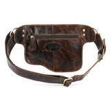 Yvette Leather  Leather Waist Purse Fanny Pack (Y-Brown) waist pack - Vicenzo Leather - Designer