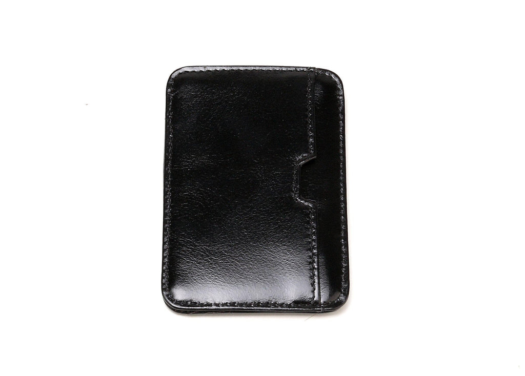 Dakota Credit Card Holder- Black Wallets - Vicenzo Leather - Designer