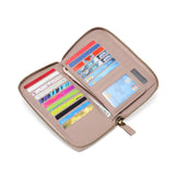Seattle Distressed Leather Compact Wallet - PalePink Wallets - Vicenzo Leather - Designer