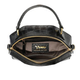 Shelley Croc Leather Crossbody Bag crossbody bag - Vicenzo Leather - Designer