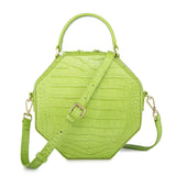 Shelley Croc Leather Crossbody Bag