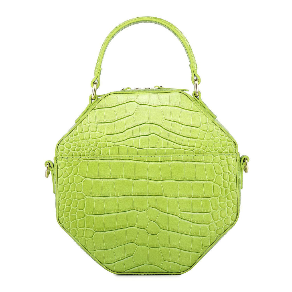 Shelley Croc Leather Crossbody Bag crossbody bag - Vicenzo Leather - Designer