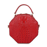 Shelley Croc Leather Crossbody Bag crossbody bag - Vicenzo Leather - Designer