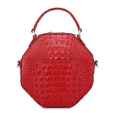 Shelley Croc Leather Crossbody Bag crossbody bag - Vicenzo Leather - Designer