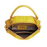 Shelley Croc Leather Crossbody Bag crossbody bag - Vicenzo Leather - Designer