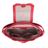 Morimi Leather  Handbag Bucket/Backpack Red