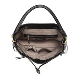 Zurie Leather Fringe Bucket Bag Handbags - Vicenzo Leather - Designer