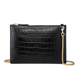 Hope Croc Embossed Crossbody Clutch crossbody bag - Vicenzo Leather - Designer