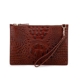Hope Croc Embossed Crossbody Clutch crossbody bag - Vicenzo Leather - Designer