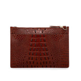 Hope Croc Embossed Crossbody Clutch crossbody bag - Vicenzo Leather - Designer