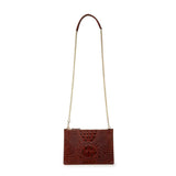 Hope Croc Embossed Crossbody Clutch crossbody bag - Vicenzo Leather - Designer