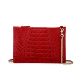 Hope Croc Embossed Crossbody Clutch crossbody bag - Vicenzo Leather - Designer