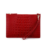 Hope Croc Embossed Crossbody Clutch crossbody bag - Vicenzo Leather - Designer
