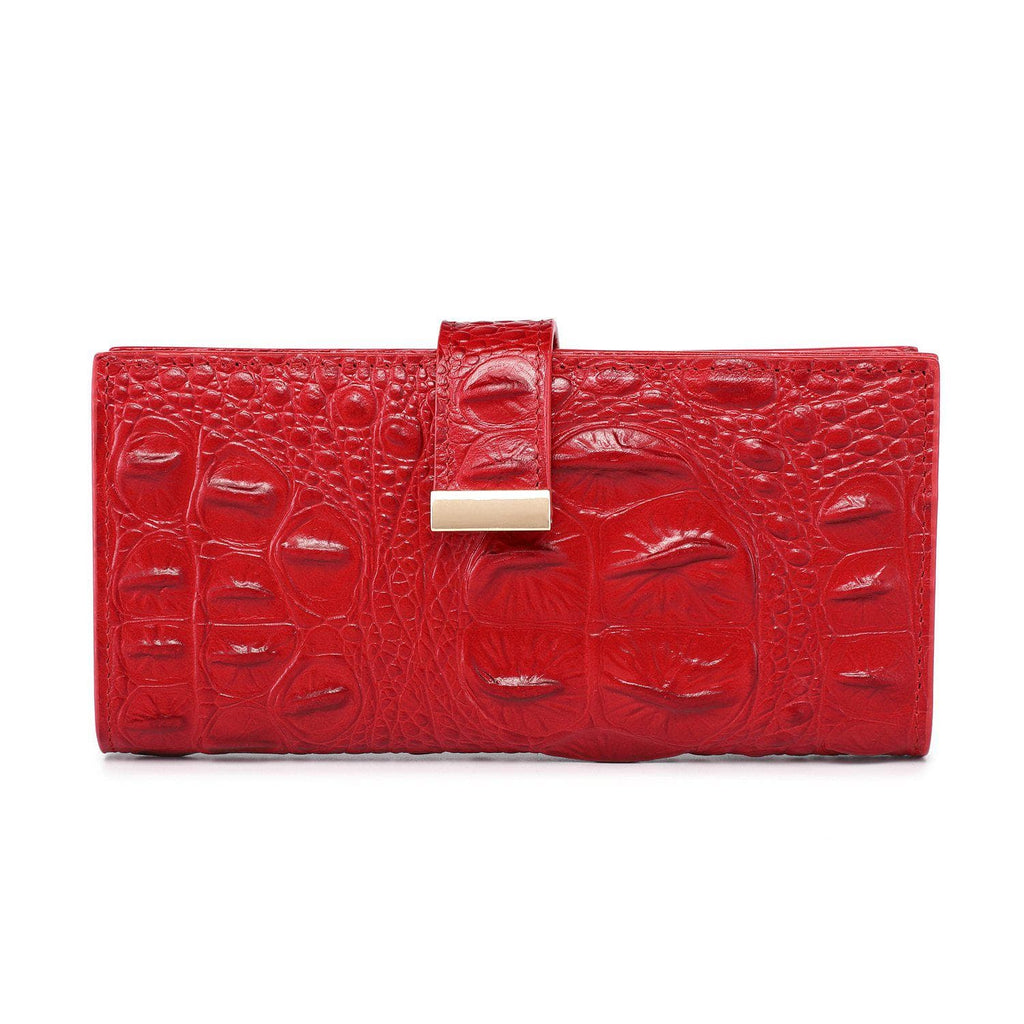 Seattle Distressed Leather Compact Wallet - PalePink– Vicenzo Leather