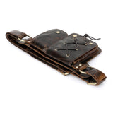 Yvette Leather  Leather Waist Purse Fanny Pack (Y-Brown) waist pack - Vicenzo Leather - Designer