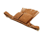Floretta Suede Leather Fringe Waistpack waist pack - Vicenzo Leather - Designer