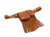 Floretta Suede Leather Fringe Waistpack waist pack - Vicenzo Leather - Designer