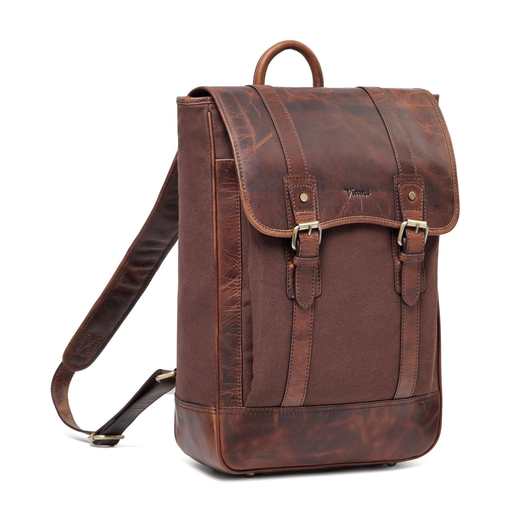 The Leather Backpack: Designer Brown Leather Backpack