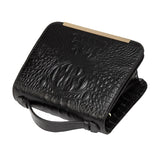 Inaya Croc Embossed Leather Crossbody Bag crossbody bag - Vicenzo Leather - Designer