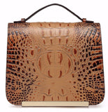 Inaya Croc Embossed Leather Crossbody Bag crossbody bag - Vicenzo Leather - Designer