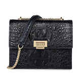 Tauren Croc Embossed Leather Crossbody Bag crossbody bag - Vicenzo Leather - Designer