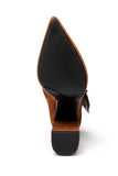 Tonia Suede Leather Bootie Women Shoes - Vicenzo Leather - Designer