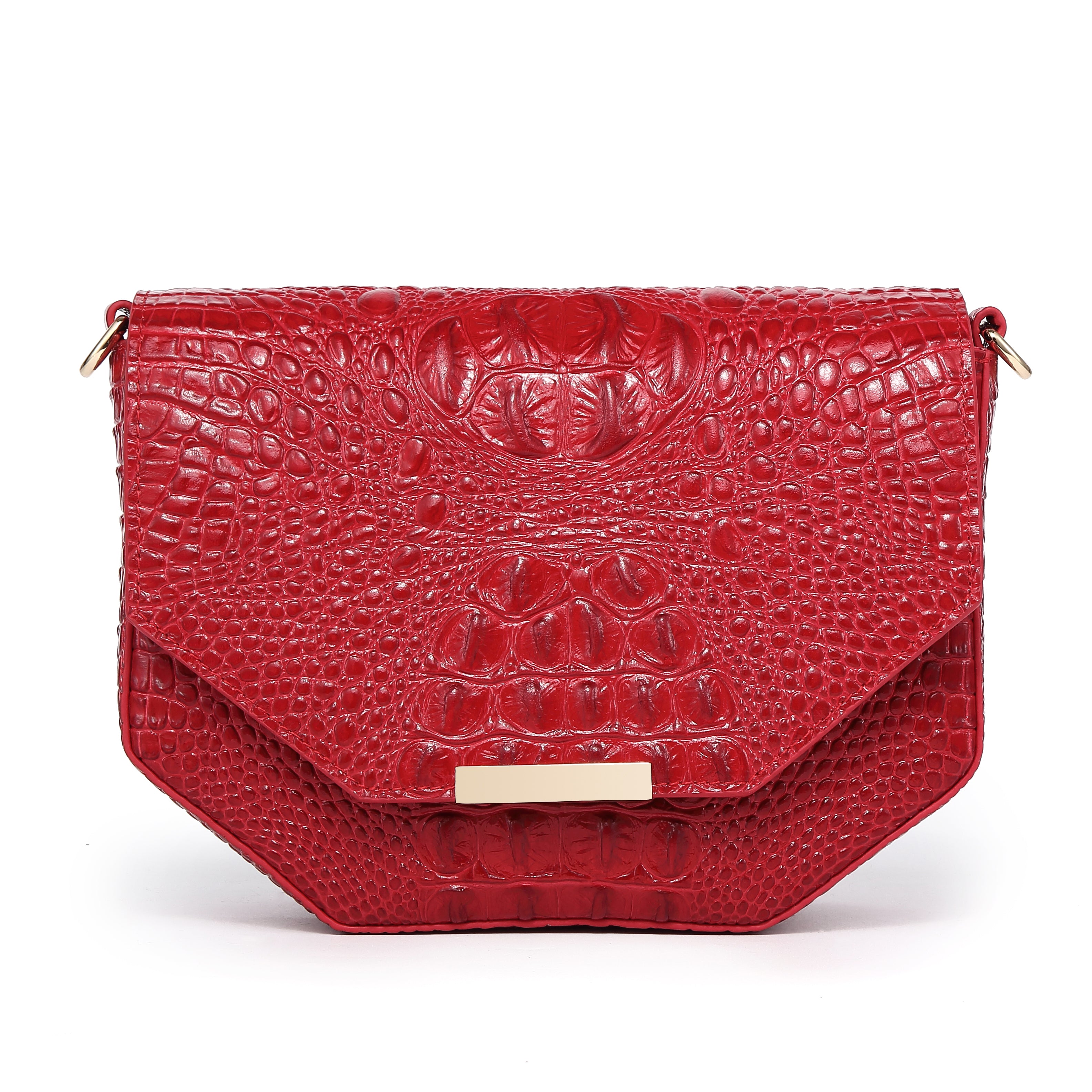 Leather handbag Metrocity Red in Leather - 30808790