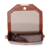 Faye Leather Handbag/ Crossbody bag: BROWN