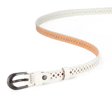 Women Classic Belt White #12