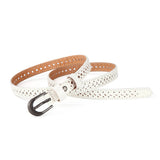 Women Classic Belt White #12