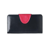 Maine Distresed Leather Coin Purse / Womens Wallet - Black Wallets - Vicenzo Leather - Designer