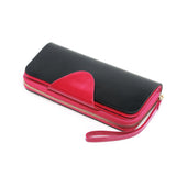 Kamille Distressed leather Coin Purse Women's Wallet - Black Wallets - Vicenzo Leather - Designer