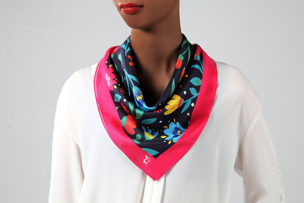 Vicenzo Leather Chara Silk Scarf Scarves - Vicenzo Leather - Designer